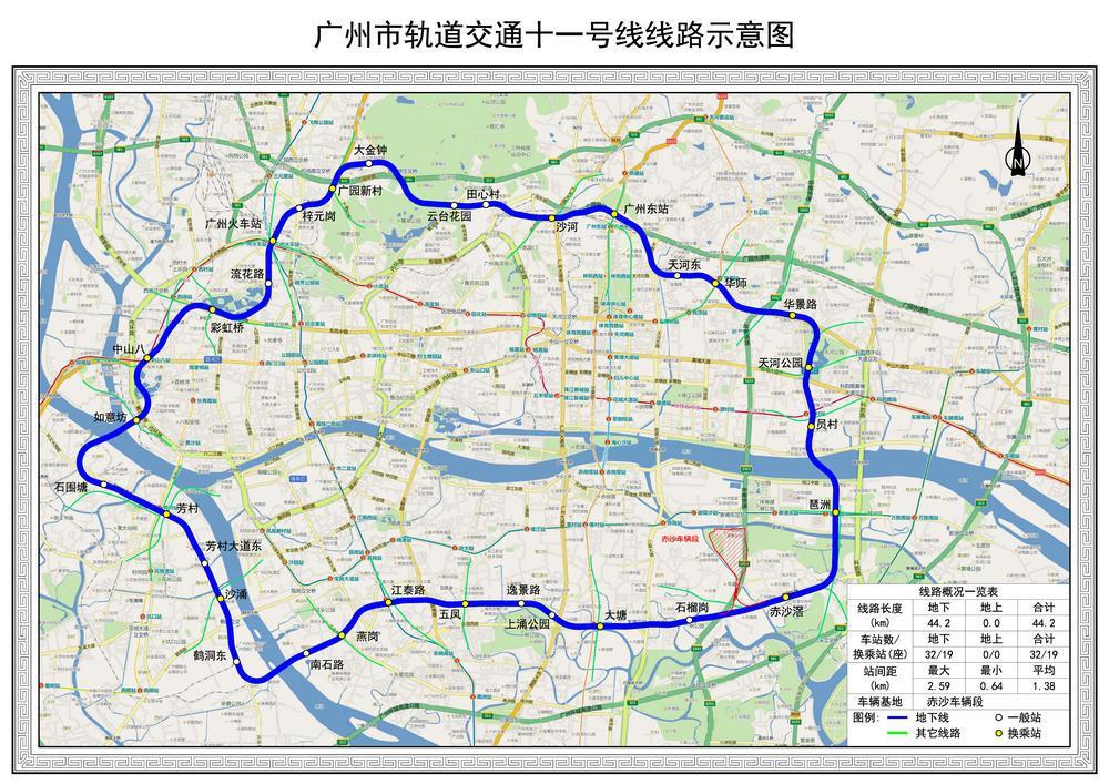 地铁11号线最新线路图，连接城市未来的动脉通道