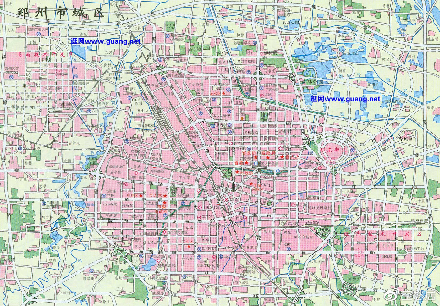 郑州市区最新版地图，揭示城市发展的脉络